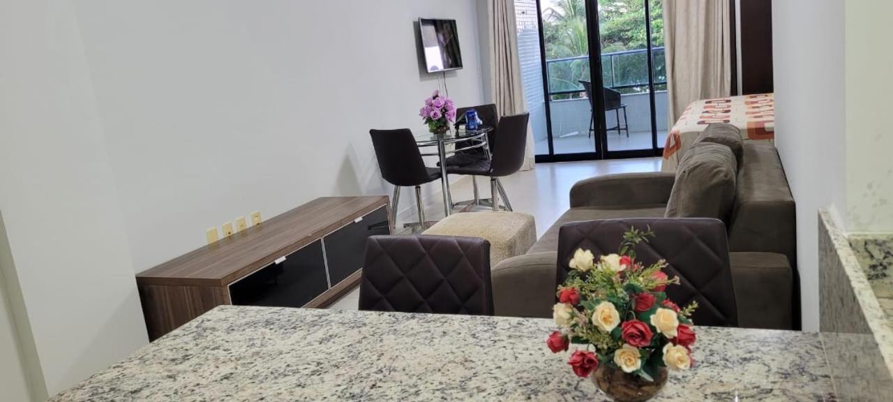コンデFlat Pe Na Areia - Residencial Tabatingaアパートメント エクステリア 写真